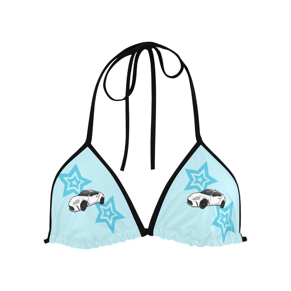 Top/Bottom GR86 Light Blue Star Bikini