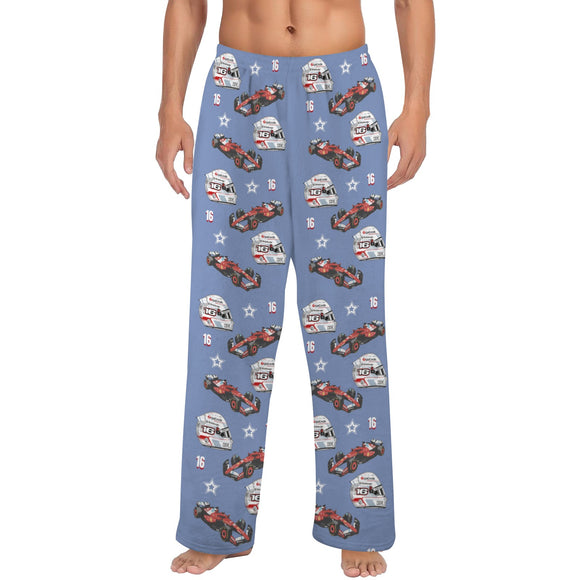 Unisex Charles16 Plush Fleece Pajama Pants