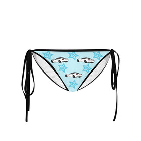 Top/Bottom C6 Corvette Light Blue Star Bikini - 0
