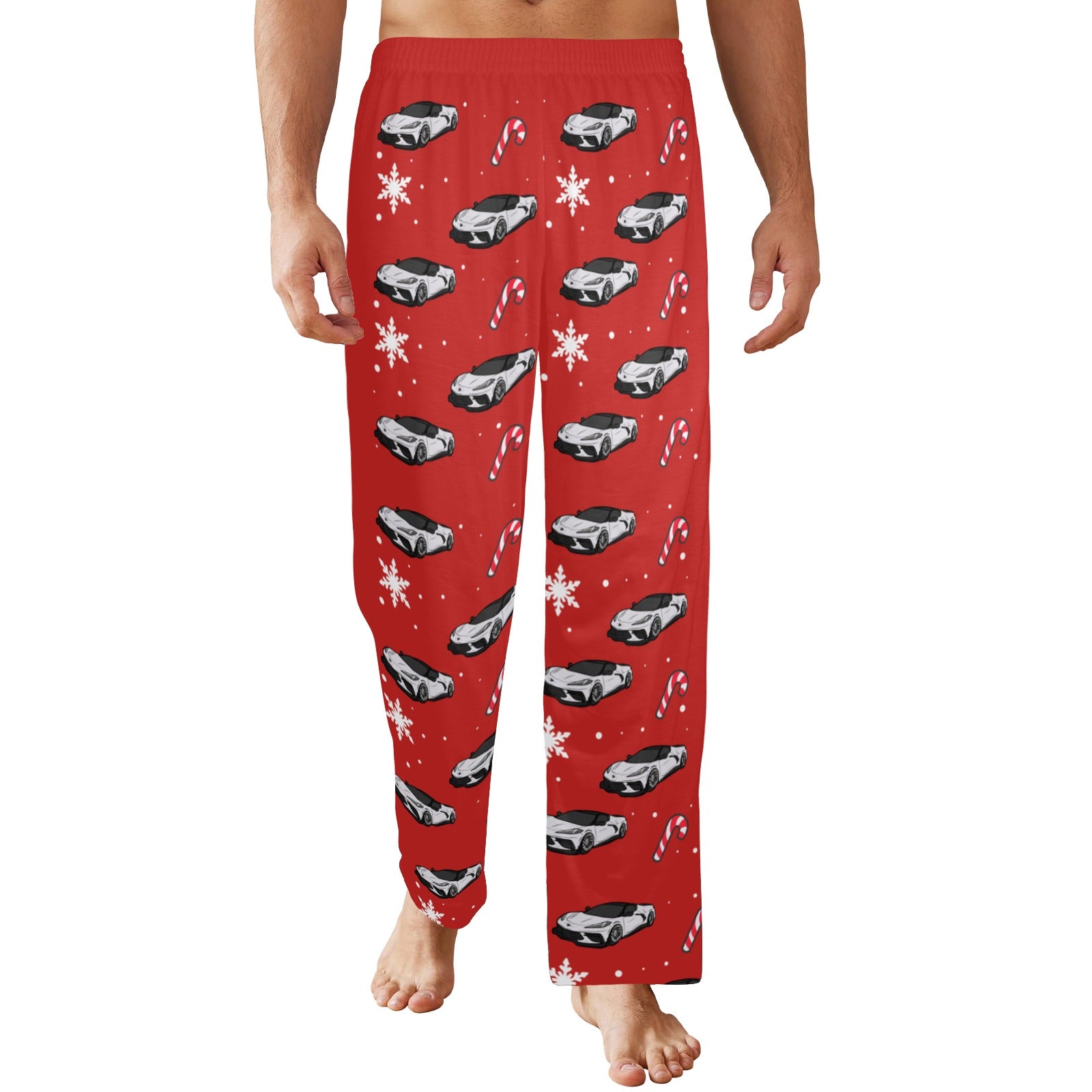 Men's C8 Corvette Snow & Candy Pajama Collection