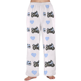 S 1000 RR White/Blue Women's Pajama Pants - 0
