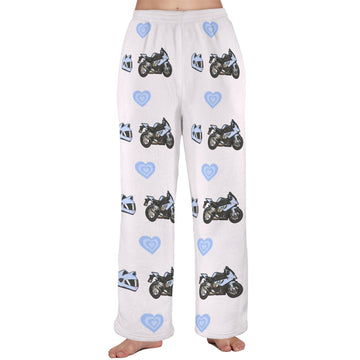 S 1000 RR White/Blue Women's Pajama Pants - 0