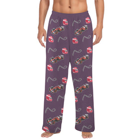 Unisex Charles16 Multi color options Monaco TRACK Plush Pajamas - 0