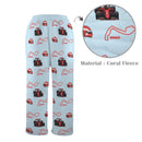 Formula 1 TRACK Blue Fleece/ Plush Pajamas Unisex-1