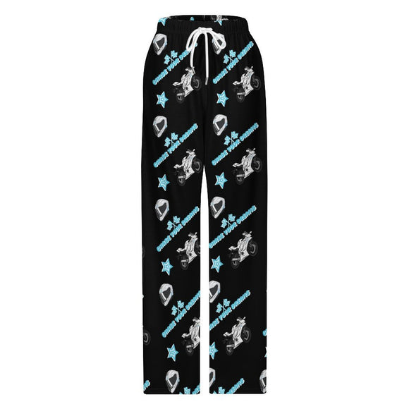 Unisex Yamaha R6 Lounge Pants with Pockets Black Chase UR Dreams