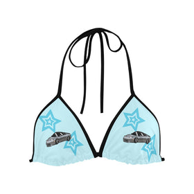 Top/Bottom NSX Light Blue Star Bikini