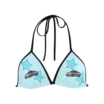 Top/Bottom NSX Light Blue Star Bikini