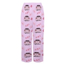 R34 Lavender Cherry Blossom X Goodluck Pajama Pants Women-1