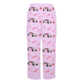 350z Lavender Cherry Blossom X Goodluck Pajama Pants Women - 0