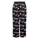 NSX Cherry Blossom X Goodluck Pajama Pants Women Black-1