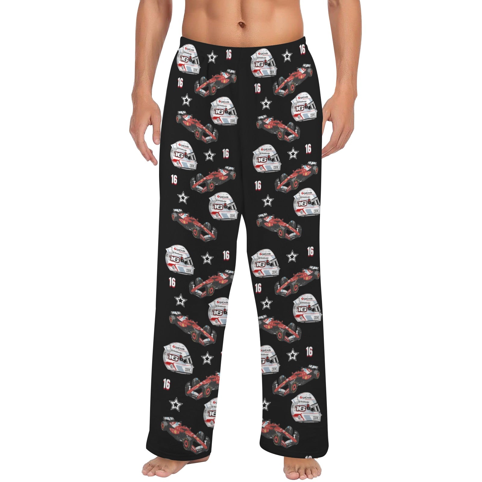 Unisex Charles16 Plush Fleece Pajama Pants