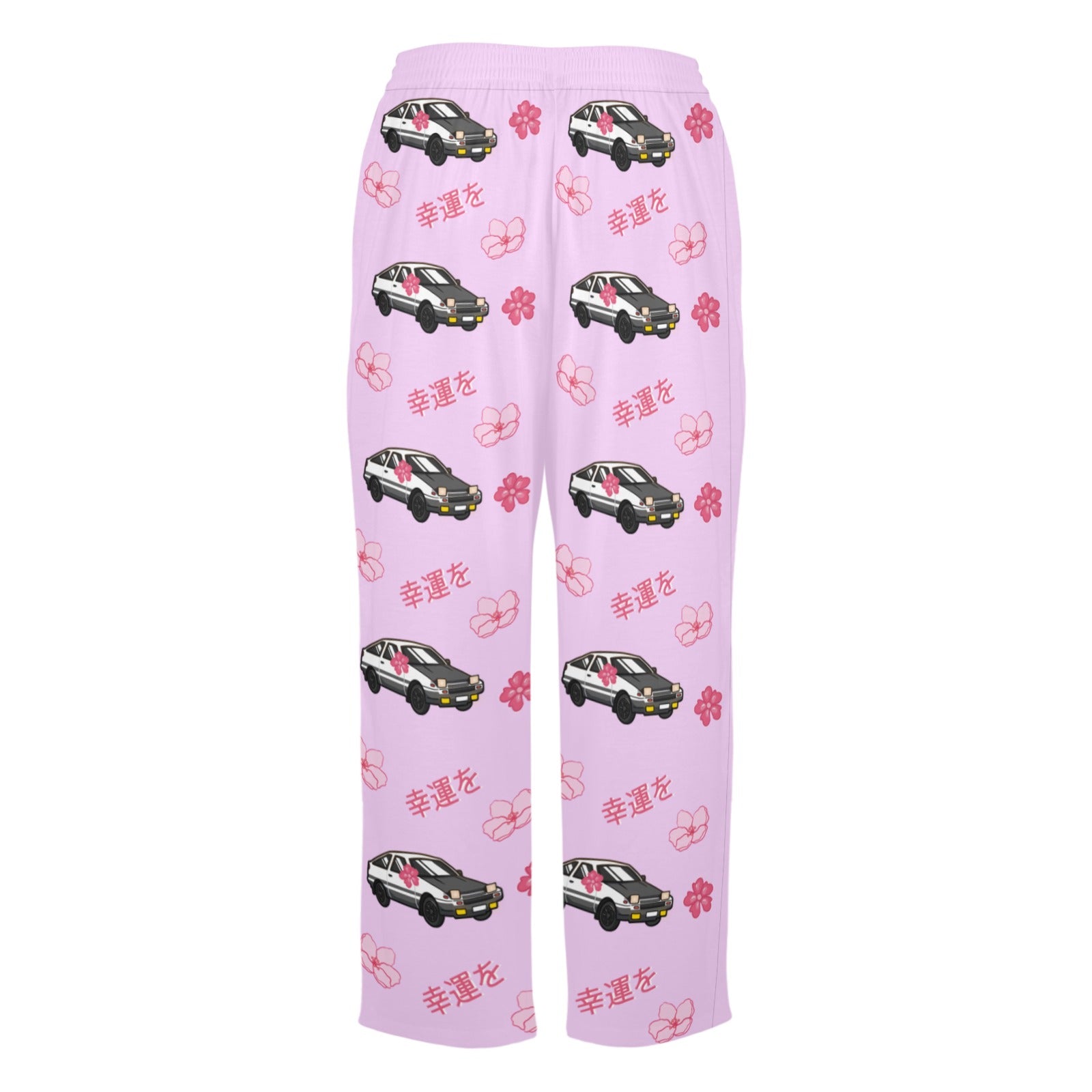 AE86 Lavender Cherry Blossom X Goodluck Pajama Pants Women