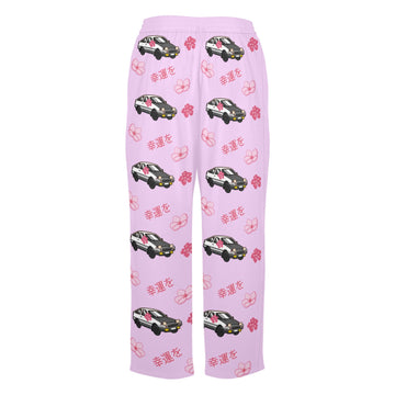 AE86 Lavender Cherry Blossom X Goodluck Pajama Pants Women - 0