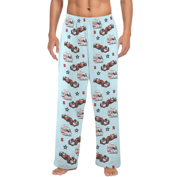 Unisex Charles16 Plush Fleece Pajama Pants