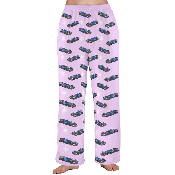 Unisex Plush FW47 Snow Pajama Pants with Pockets