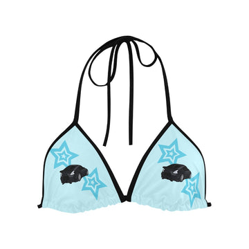 TOP/Bottom 370Z Light Blue Star Bikini