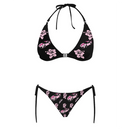 GT2RS Black Halter Bikini SET Aloha collection-1