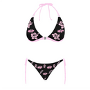 GTR Pink/Black Combo Halter Bikini SET Aloha collection-1