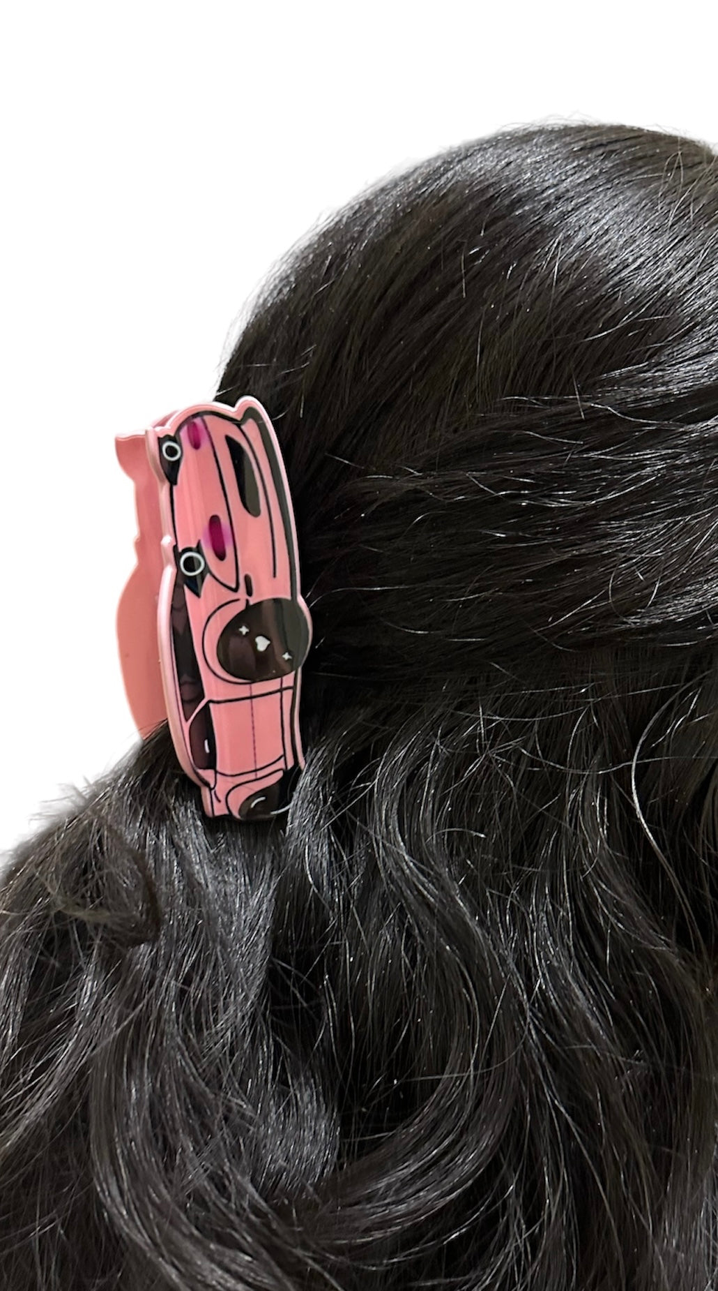 Pink Miata Hair Claw Clip PRE ORDER (5-8 weeks estimate ) - 0