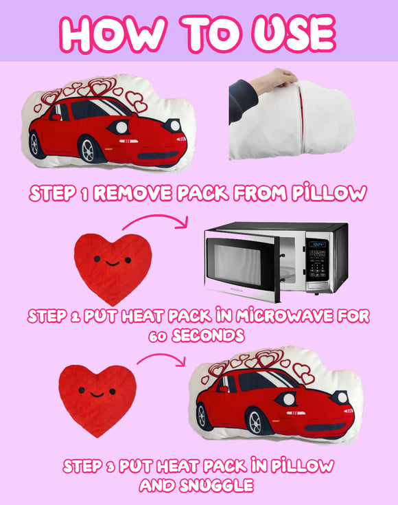 Heatable Miata Pillow