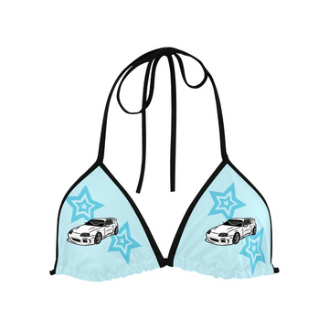 Top/Bottom MK4 Supra Light Blue Star Bikini