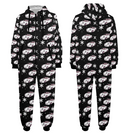 White Miata Onesie Snowflakes-2