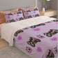S 1000 RR Purple Three Piece Duvet Cover Bedding Set