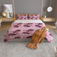 WRX / STI Pink Three Piece Duvet Cover Bedding Set