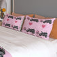 Kawasaki Ninja H2 R Pink Three Piece Duvet Cover Bedding Set