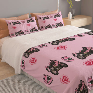 S 1000 RR Three Piece Duvet Cover Bedding Set