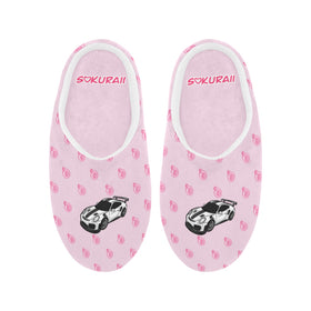 Porsche Pink Non-Slip Cotton Slippers (pre-order)