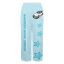E36 WOMAN CHASE UR DREAMS BLUE PAJAMAS-1