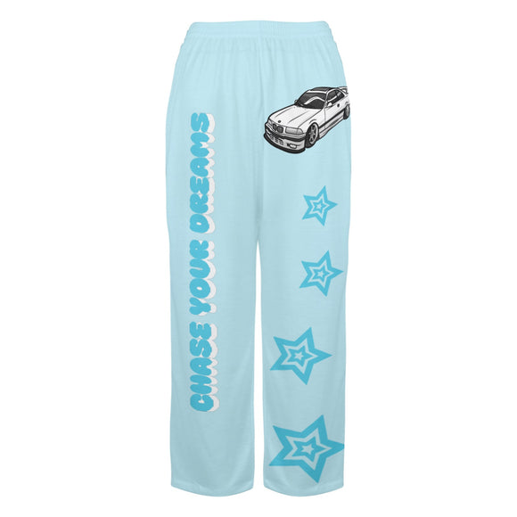 E36 WOMAN CHASE UR DREAMS BLUE PAJAMAS
