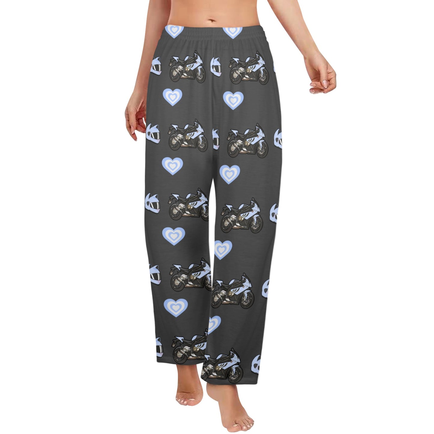 Unisex S 1000 RR Black Heart Pajama Pants