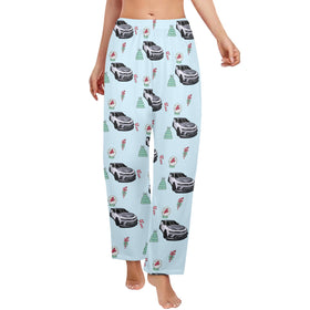 Unisex Camaro Christmas Pajamas Light Blue - 0