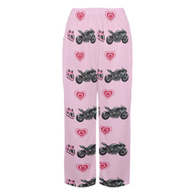 Kawasaki Ninja H2 R Pajama Pants Pink