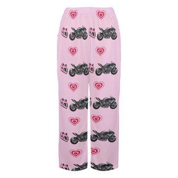 Kawasaki Ninja H2 R Pajama Pants Pink