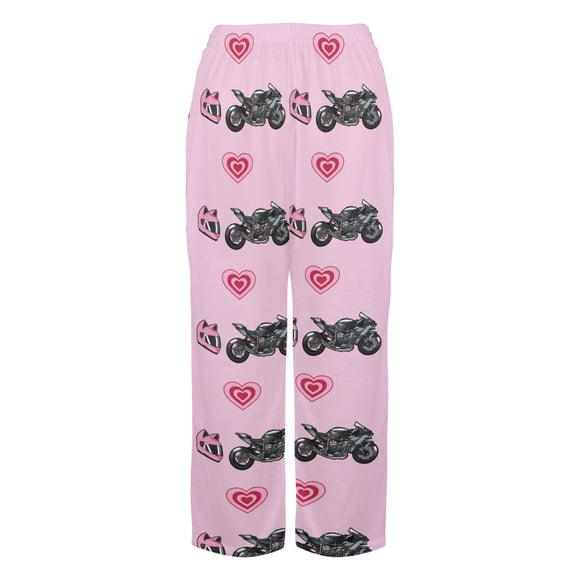 Kawasaki Ninja H2 R Pajama Pants Pink