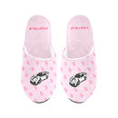Porsche Plush Non-Slip Cotton Slippers Pink  (pre-order)-1
