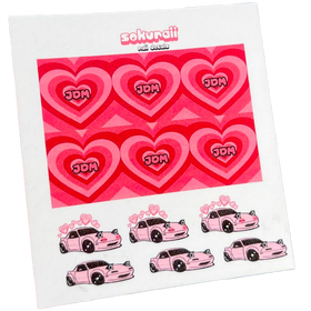 JDM Pink Nail Decal