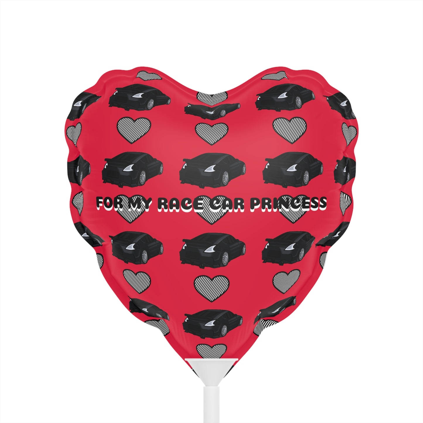 370Z Red Heart Balloon (Round and Heart-shaped), 6"