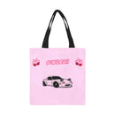 Pink or Black Miata Tote Bag 100% Cotton (Small) pre-order-1