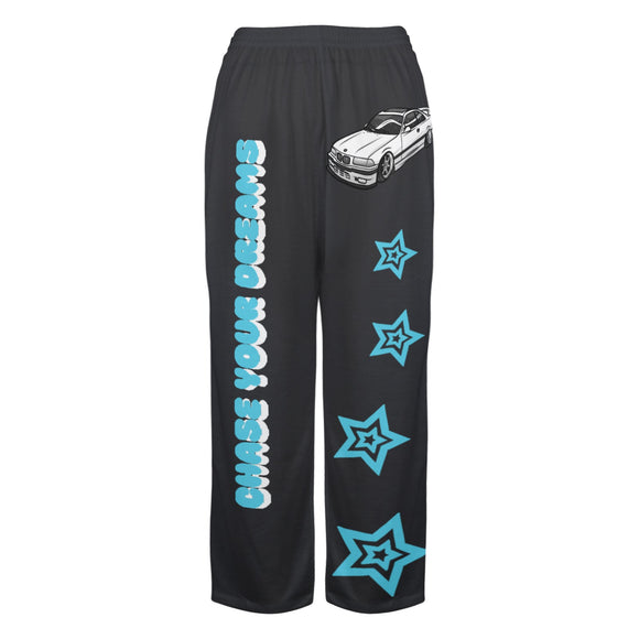 E36 WOMAN CHASE UR DREAMS BLACK PAJAMAS