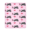 Kawasaki Ninja H2 R Pink Blanket 50" x 60"-1