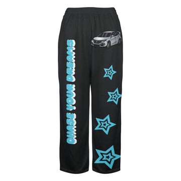 CIVIC WOMAN CHASE UR DREAMS BLACK PAJAMAS