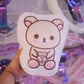 Kawaii Bear heart steering wheel pillow
